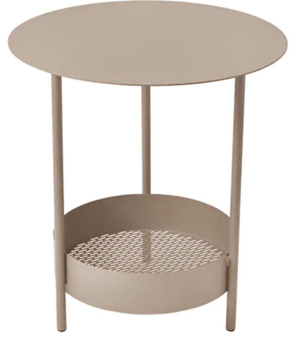 Load image into Gallery viewer, Salsa Pedestal Table - Custom Wood DesignsNutmeg Fermob Salsa pedestal side table showing round tabletop and sturdy base, ideal for outdoor furniture settings.Side Table24575182787671Nutmeg
