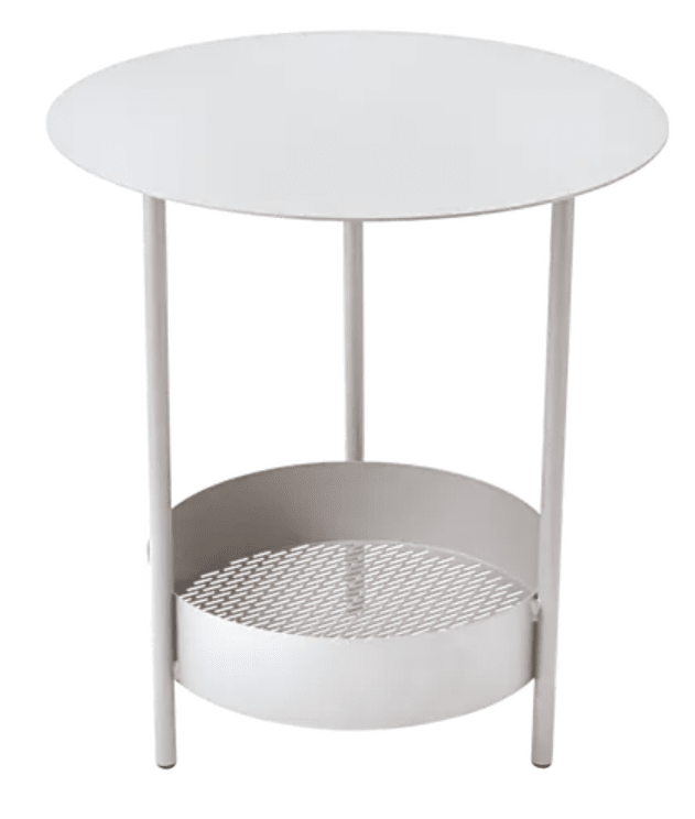 Load image into Gallery viewer, Salsa Pedestal Table - Custom Wood DesignsWhite Fermob Salsa pedestal side table, outdoor furniture with sleek design, perfect for patio or garden spacesSide Table24575181030615Cotton White

