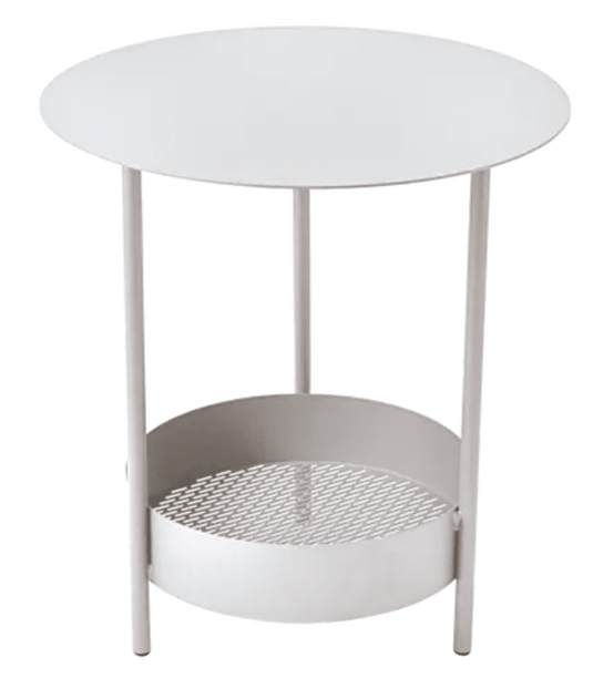 Salsa Pedestal Table - Custom Wood DesignsWhite Fermob Salsa pedestal side table, outdoor furniture with sleek design, perfect for patio or garden spacesSide Table24575181030615Cotton White
