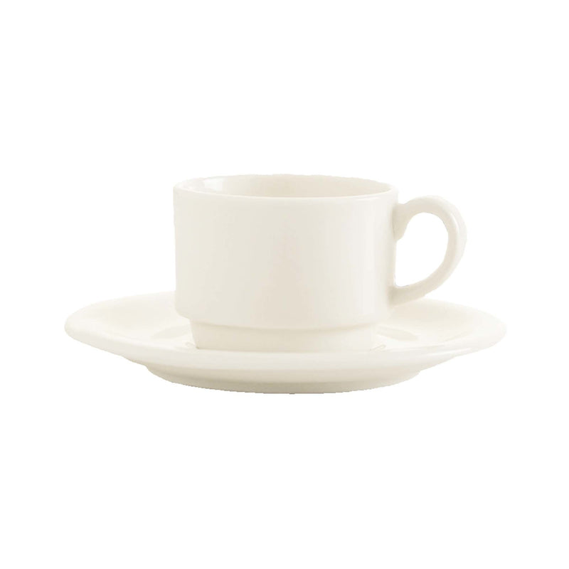 Load image into Gallery viewer, Saucer Crema - Custom Wood DesignsFine Dine Saucer Crema, ceramic saucer with elegant design, ideal for coffee cups, showcasing a smooth, cream-colored finish.saucer770726
