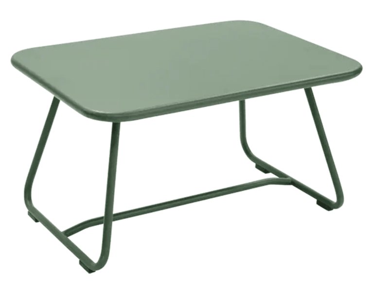 Load image into Gallery viewer, Fermob Sixties low outdoor table with cactus design, measuring 76x55.5cm, ideal for garden or patio seating areas.
