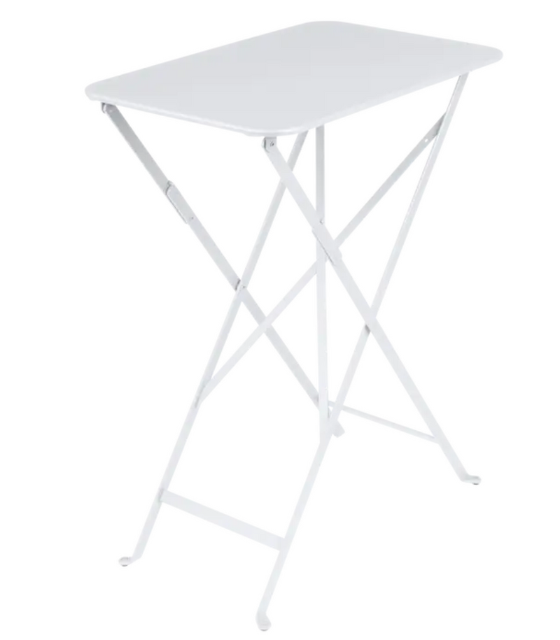 Load image into Gallery viewer, Fermob Bistro folding table in metal with 57x37 cm rectangular design, ideal for small balconies or outdoor dining.
