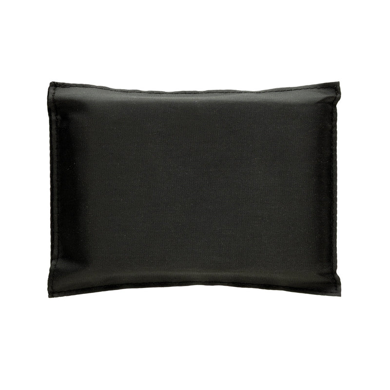 Load image into Gallery viewer, XD Collection Solra emergency blanket in RCS recycled RPET pouch, compact car safety gear with wood design pattern.
