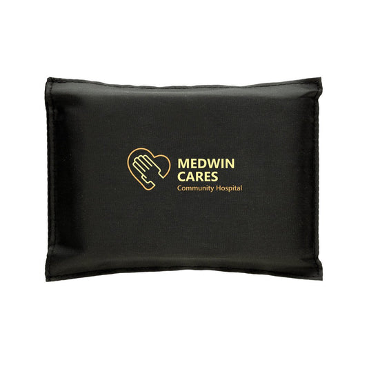 XD Collection Solra emergency blanket in RCS recycled RPET pouch, compact car safety gear for emergency warmth and visibility.