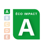 Fermob round bistro table with 96cm diameter, honey finish, folding metal design, perfect for café or outdoor dining.