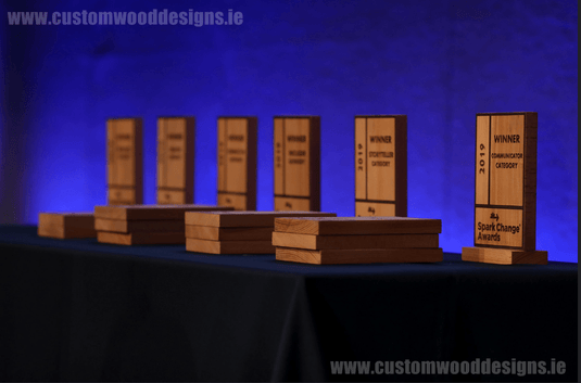 Sports Trophies Ireland - Custom Wood DesignsCustom wood sports trophies with engraved logos and text, made by Custom Wood Designs in Ireland, showcasing eco-friendly wooden awards.Sport Trophies24575211339191