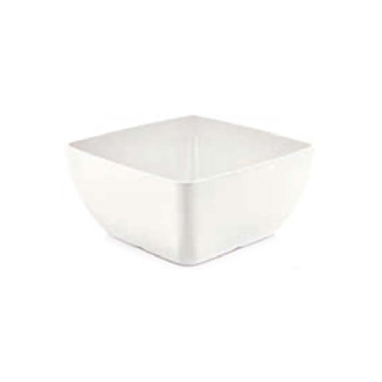 Load image into Gallery viewer, Square Melamine Bowl 250×250×120mm – White (Fine Dine Melamina) - Custom Wood DesignsWhite Square Melamine Bowl by Fine Dine, 250x250x120mm, durable and stylish for serving food or salads.Square bowl562697
