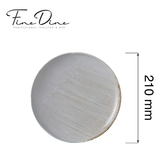 Stark coupe plate, 210mm - Custom Wood DesignsFine Dine Stark coupe plate with high rim, 210mm, showcasing a sleek, round ceramic plate ideal for serving meals.plate with high rim762080