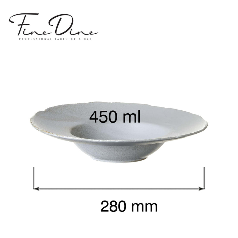 Load image into Gallery viewer, Stark pasta plate, 280mm - Custom Wood DesignsFine Dine Stark pasta plate, 280mm, with elegant design and smooth ceramic finish, perfect for serving pasta dishes.pasta plate762028
