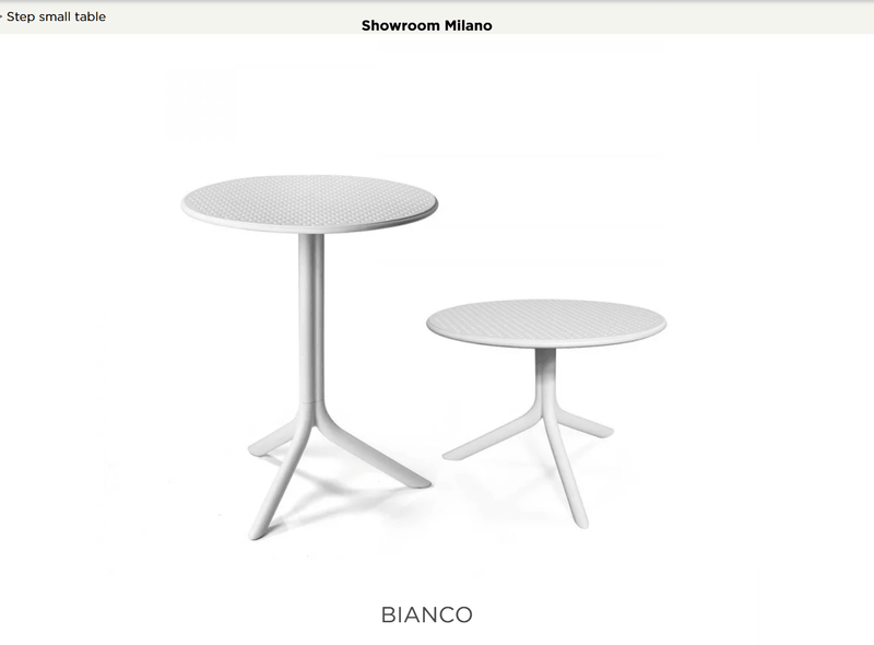 Load image into Gallery viewer, Step Outdoor Table Low &amp; Dining - Custom Wood DesignsNardi outdoor step table by Custom Wood Designs, white expandable garden and patio dining table for outdoor settings.Nardi Outdoor Table24575203522583Bianco
