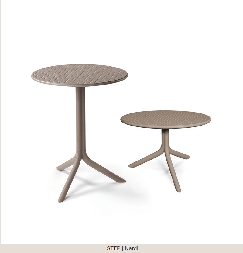 Load image into Gallery viewer, Step Outdoor Table Low &amp; Dining - Custom Wood DesignsNardi outdoor step table by Custom Wood Designs, expandable low and dining table for garden, patio, or restaurant use.Nardi Outdoor Table24575203820887Tortora
