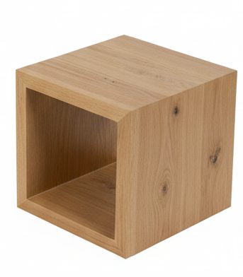 Cubic solid oak cube Ireland – custom made by Custom Wood Designs