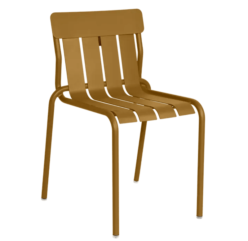 Load image into Gallery viewer, Stripe Chair Stackable Outdoor Dining - Custom Wood DesignsStackable Fermob Stripe Metal Outdoor Dining Chair with a sleek design, perfect for outdoor hospitality settings.Fermob Metal Chair Outdoor24575206475319Gingerbread
