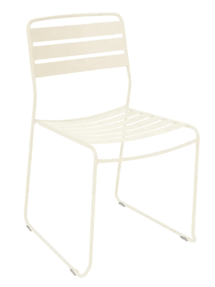 Load image into Gallery viewer, Fermob Surprising outdoor chair in latte color, designed for patio or restaurant outdoor seating.
