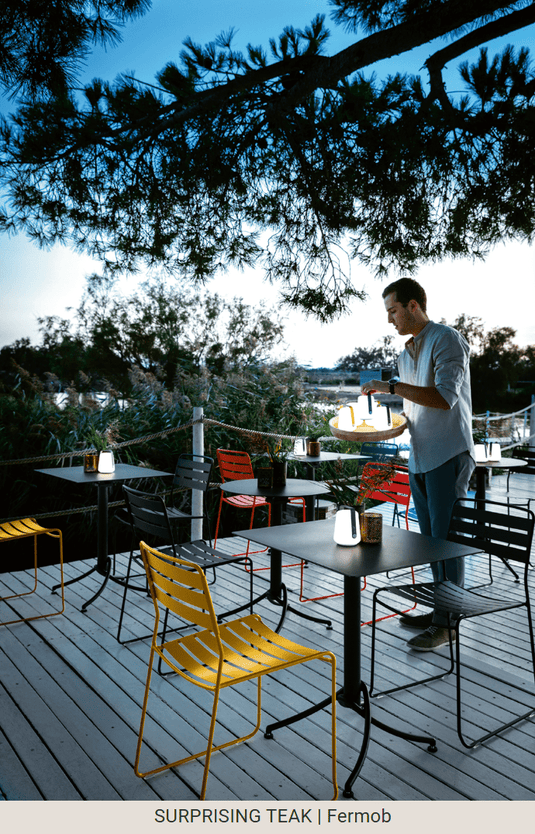 Surprising Teak Chair - Custom Wood DesignsFermob outdoor metal chair with teak seat, lightweight design, suitable for patio or garden outdoor furniture.Fermob Metal Chair Outdoor24575206052023