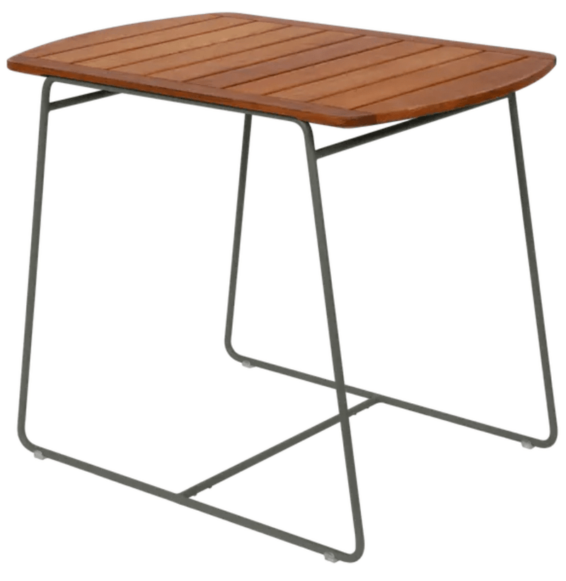 Load image into Gallery viewer, Surprising Teak Table 90 x 60cm - Custom Wood DesignsFermob outdoor teak table measuring 90x60cm with a smooth wooden surface and sturdy legs, ideal for outdoor dining and patio use.Fermob Outdoor Teak Table24575173615351Rosemary
