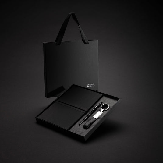 Swiss Peak RCS certified business gift set - Custom Wood DesignsSwiss Peak RCS certified business gift set with portfolio and notebook, sleek and professional for corporate gifting.Portfolios & NotebooksP774.6601Recycled paper,Recycled Stainless steelblack