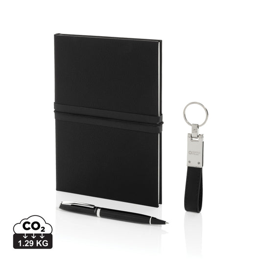 Swiss Peak RCS certified business gift set - Custom Wood DesignsSwiss Peak RCS certified business gift set with portfolio and notebook, featuring sleek design and professional look.Portfolios & NotebooksP774.6601Recycled paper,Recycled Stainless steelblack
