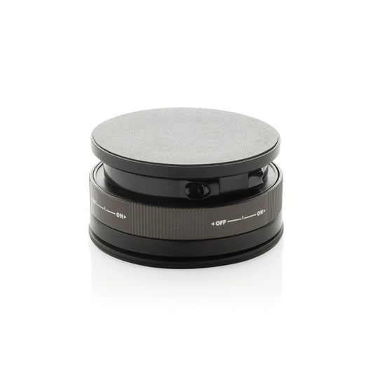 XD Xclusive Terra 360 RCS recycled plastic universal phone holder with custom wood design for phones and tablets.