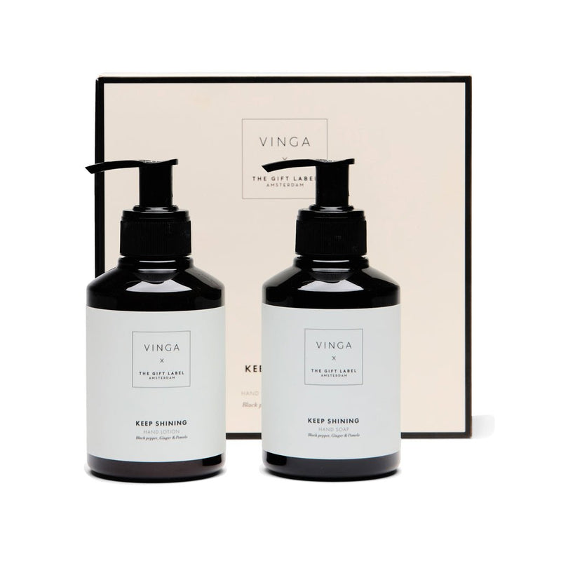 Load image into Gallery viewer, TGL hand care gift set - Custom Wood DesignsVinga TGL hand care gift set with moisturizing lotions and hand creams, perfect for home and personal grooming.Home &amp; LivingTGL10143033white18 x 8 x 18 cm

