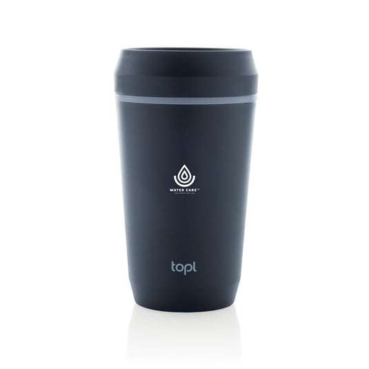 Topl Recycled Plastic To Go Tumbler Patented 360 Lid 354ml - Custom Wood DesignsTopl recycled plastic 354ml to-go tumbler with patented 360 lid, featuring a sleek drinkware design ideal for beverages.DrinkwareRBTGP12NAPolypropylenenavy