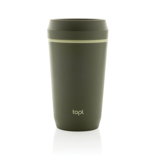 Topl Recycled Plastic To Go Tumbler Patented 360 Lid 354ml - Custom Wood DesignsTopl recycled plastic 354ml to-go tumbler with patented 360 lid, featuring a sleek drinkware design and eco-friendly materials.DrinkwareRBTGP12OLPolypropylenegreen