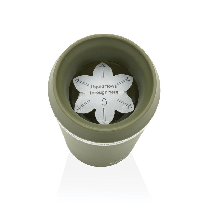 Load image into Gallery viewer, Topl Recycled Plastic To Go Tumbler Patented 360 Lid 354ml - Custom Wood DesignsTopl recycled plastic to-go tumbler with a 360-degree lid, 354ml capacity, in durable, eco-friendly drinkware designDrinkwareRBTGP12OLPolypropylenegreen
