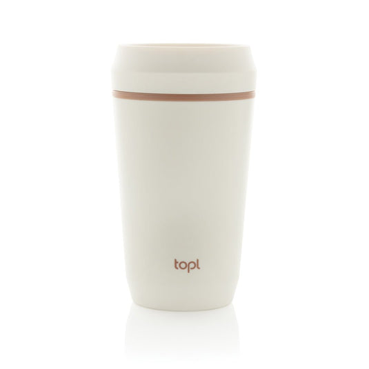 Topl Recycled Plastic To Go Tumbler Patented 360 Lid 354ml - Custom Wood DesignsTopl recycled plastic to-go tumbler with 360-degree lid, 354ml capacity, eco-friendly drinkware, shown with lid and sleek design.DrinkwareRBTGP12SAPolypropylenewhite