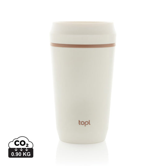 Topl Recycled Plastic To Go Tumbler Patented 360 Lid 354ml - Custom Wood DesignsTopl recycled plastic to-go tumbler with patented 360 lid, 354ml drinkware for eco-friendly beverages.DrinkwareRBTGP12SAPolypropylenewhite