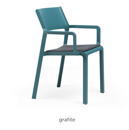 Trill Armchair Cushion - Custom Wood DesignsNardi Trill armchair cushion in grafite color, designed for outdoor patio furniture, providing comfortable seating.Nardi Trill Cushion Chair24575207336279