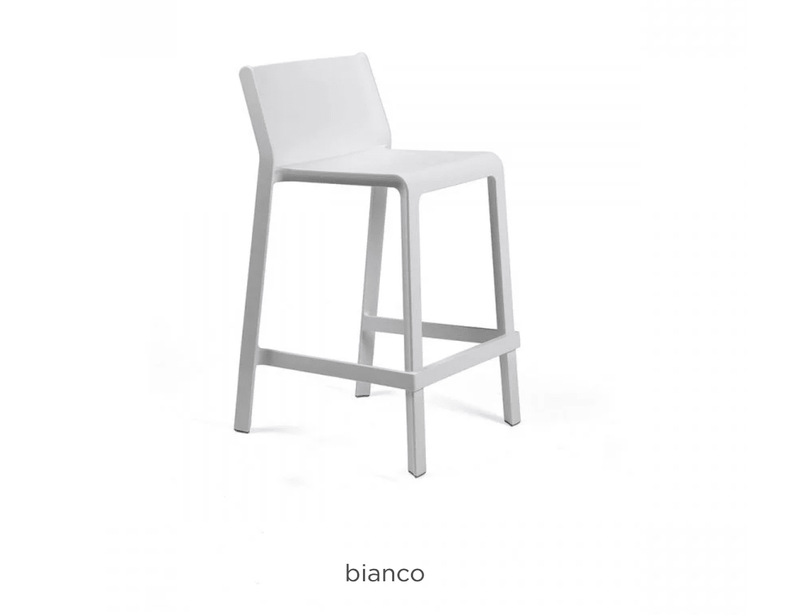 Load image into Gallery viewer, Trill Stool Mini by Nard Counter Stool - Custom Wood DesignsWhite Nardi Trill Mini Stool, outdoor mini counter stool with a sleek design, ideal for outdoor furniture settings.Mini Stool nardi Outdoor24575206203575Bianco
