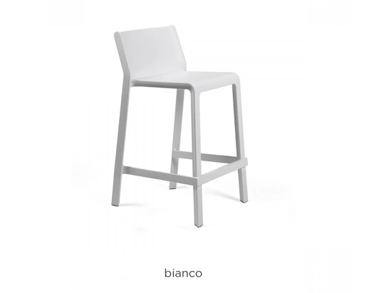 Trill Stool Mini by Nard Counter Stool - Custom Wood DesignsWhite Nardi Trill Mini Stool, outdoor mini counter stool with a sleek design, ideal for outdoor furniture settings.Mini Stool nardi Outdoor24575206203575Bianco