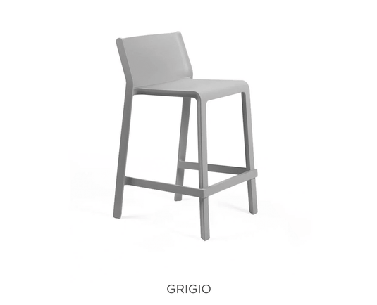 Trill Stool Mini by Nard Counter Stool - Custom Wood DesignsGray Nardi Trill Mini Stool, outdoor counter stool with a sleek design, suitable for garden or patio seating.Mini Stool nardi Outdoor24575206336343Grigio
