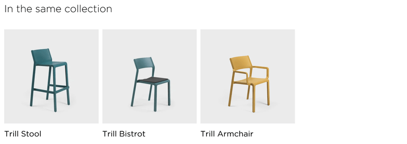 Load image into Gallery viewer, Trill Stool Mini by Nard Counter Stool - Custom Wood DesignsNardi Trill Mini Stool outdoor counter stool in a natural finish, part of Nardi's outdoor furniture collection.Mini Stool nardi Outdoor24575206336343Grigio
