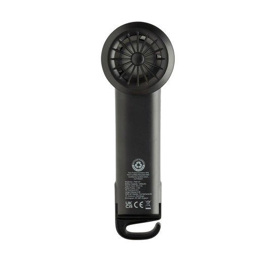 Twist RCS recycled plastic re-chargeable portable fan - Custom Wood DesignsXD Collection Twist RCS recycled plastic portable fan for phones and tablets, rechargeable and compact for on-the-go cooling.Phone & Tablet accessoriesP457.0701Recycled ABSblack