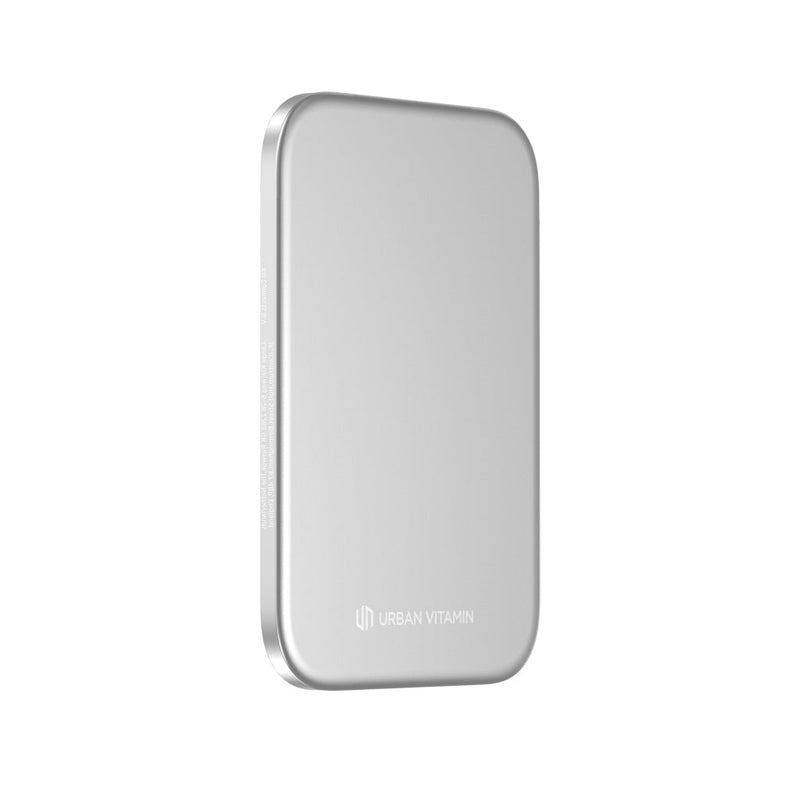 Load image into Gallery viewer, Urban Vitamin Concord RCS Ultra thin 3000mAh powerbank - Custom Wood DesignsUrban Vitamin Concord RCS Ultra thin 3000mAh powerbankPhone &amp; Tablet accessoriesP322.9102Recycled Polycarbonate,Recycled siliconesilver
