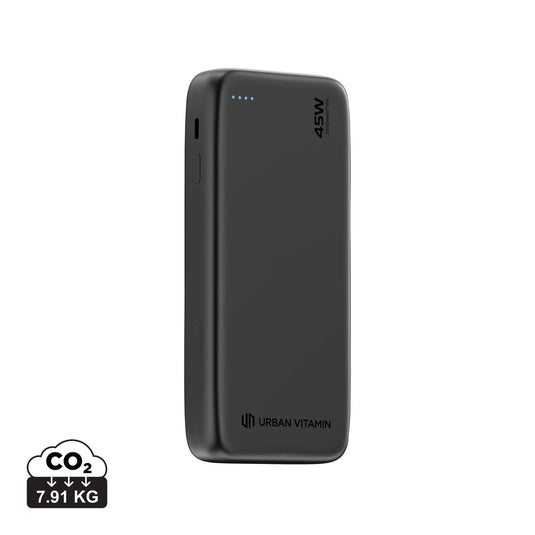 Urban Vitamin San Mateo 45W 20.000 mAh Powerbank - Custom Wood DesignsUrban Vitamin San Mateo 45W 20,000mAh powerbank for phones and tablets, compact portable charging device with digital display.Phone & Tablet accessoriesP322.7401Recycled ABSblack