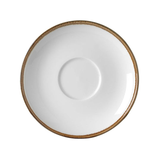 Vanilla Saucer for Stackable Cup, 120mm - Custom Wood DesignsFine Dine vanilla cup saucer, 120mm, designed for stackable cups, featuring a smooth ceramic surface and elegant round shape.Cup saucer789339