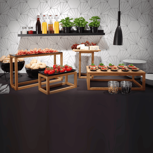 Vetro glass tray GN 1/2 - Custom Wood DesignsClear Vetro glass tray GN 1/2 by Fine Dine, showcasing its sleek, transparent design perfect for serving or display.glass tray429839