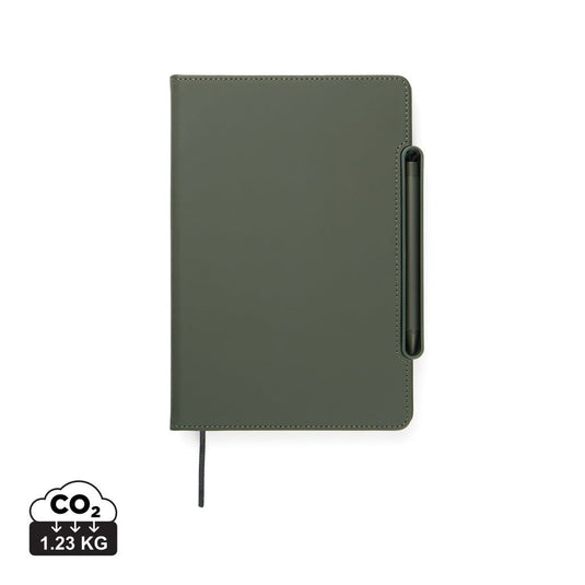 VINGA Baltimore RCS 4-in-1 Refillable Notebook - Custom Wood DesignsVinga Baltimore RCS 4-in-1 refillable notebook with black cover and multiple sections for writing and organization.Portfolios & NotebooksV7731107Recycled Polyurethane,Recycled papergreen