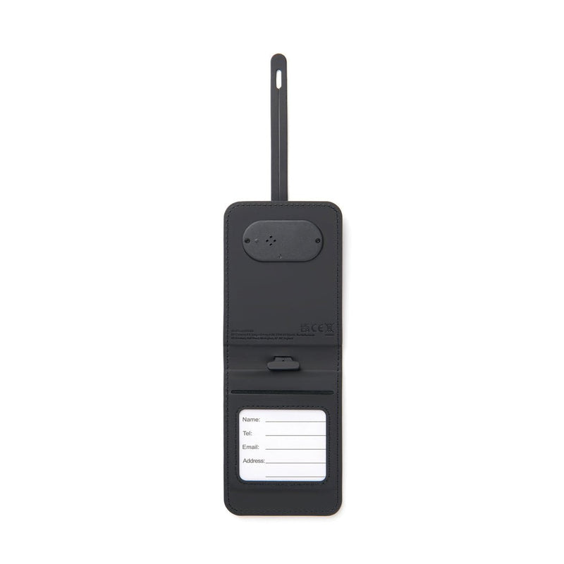 Load image into Gallery viewer, VINGA Baltimore RCS Luggage Tag With Finder Dual - Custom Wood DesignsVinga Baltimore RCS luggage tag with finder for phone and tablet accessories, featuring a sleek design and dual identification features.Phone &amp; Tablet accessoriesV3010301Recycled Polyurethane,Recycled ABSblack
