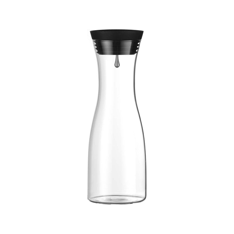 Load image into Gallery viewer, Vision carafe with lid, 1250ml - Custom Wood DesignsFine Dine Vision carafe with lid, 1250ml, clear glass pitcher for beverages, featuring a sleek design and secure lid.carafe425893
