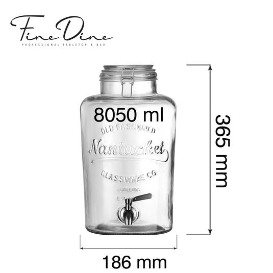 Vision drink dispenser with stainless steel tap, 8050ml - Custom Wood DesignsFine Dine Vision beverage dispenser with stainless steel tap and 8050ml capacity, ideal for serving drinks in commercial or home settings.Beverage dispenser425060