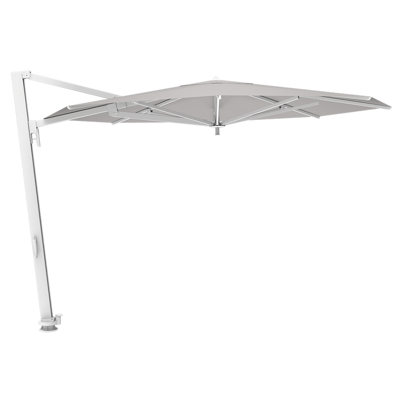 Load image into Gallery viewer, Vlaemynck Borée Cantilever Parasol Ø350 cm – Ecru canopy, White frame

