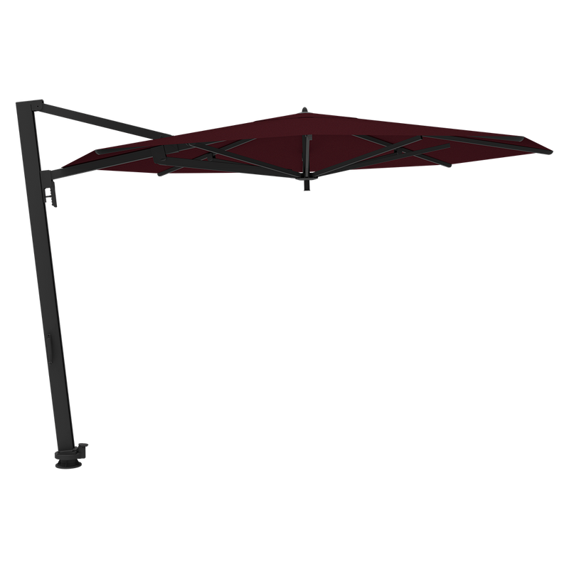 Load image into Gallery viewer, Vlaemynck Borée Cantilever Parasol Ø350 cm – Garnet canopy, Anthracite frame
