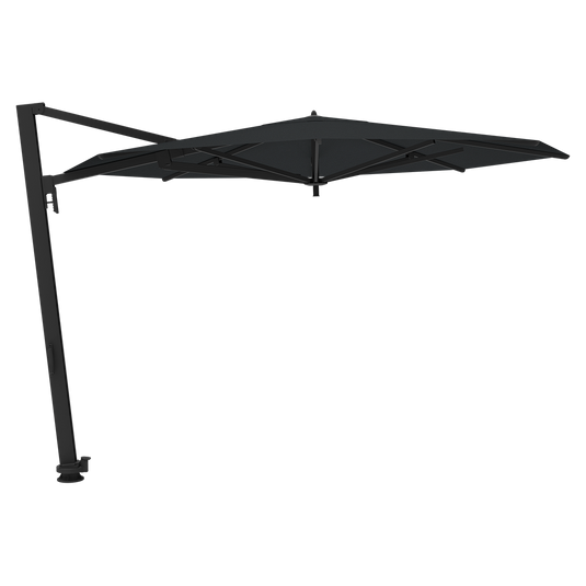 Vlaemynck Borée Cantilever Parasol Ø350 cm – Granite canopy, Anthracite frame