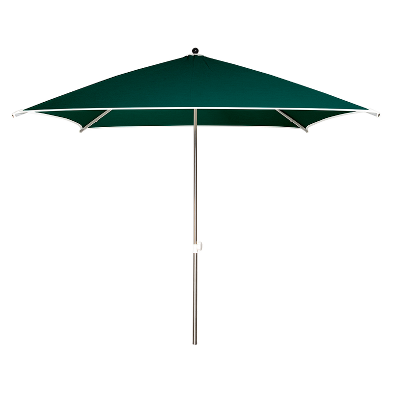 Load image into Gallery viewer, Vlaemynck Cortina Square Parasol 200 × 200 cm – Peacock Green

