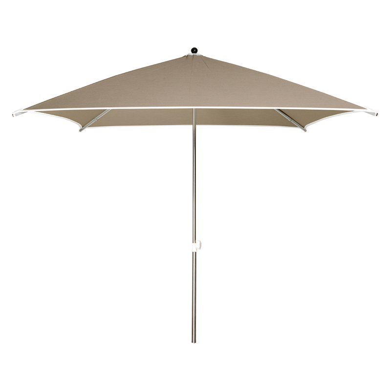 Load image into Gallery viewer, Vlaemynck Cortina Square Parasol 200 × 200 cm – Sisal Brown
