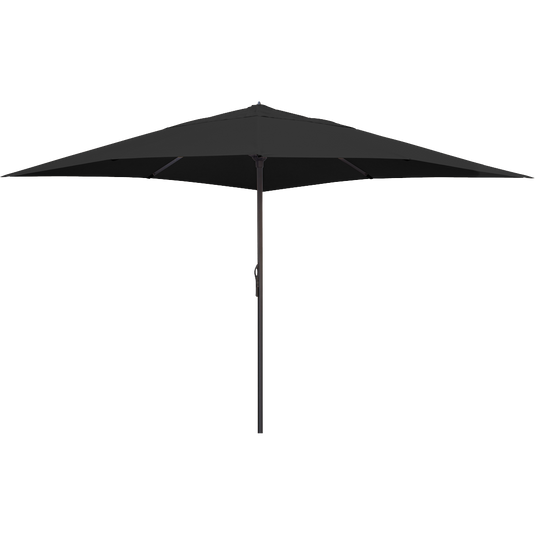Vlaemynck Easy Open Parasol 400 × 400 cm – Coal canopy, Anthracite frame