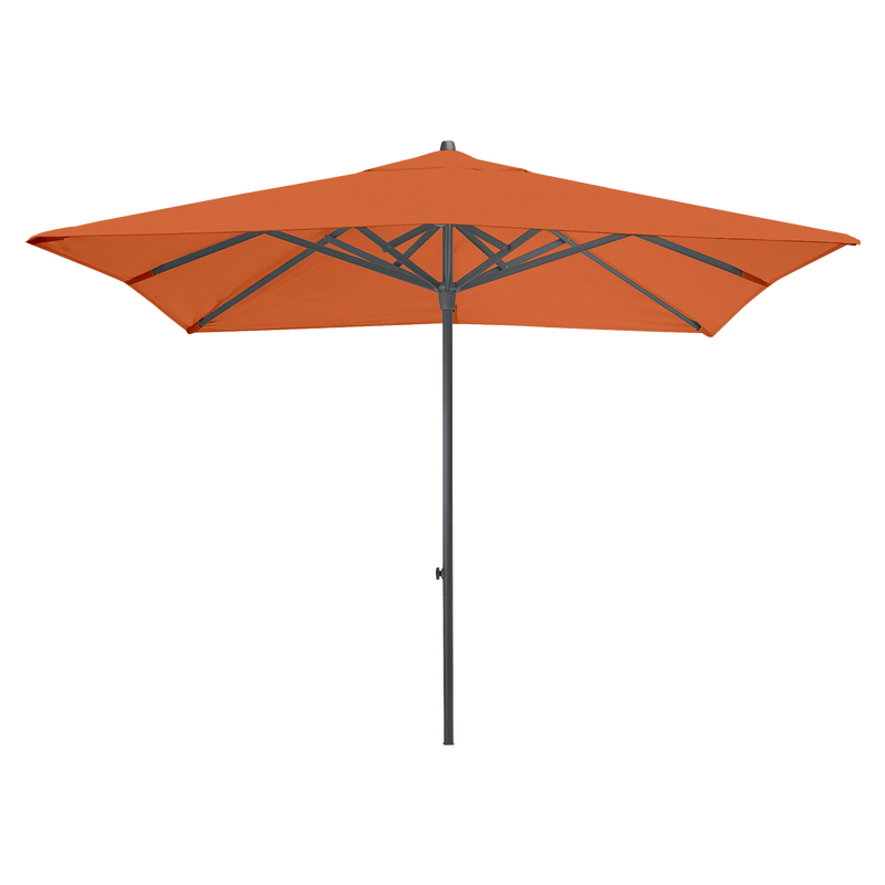 Load image into Gallery viewer, Vlaemynck Easy Track Parasol 250 × 250 cm – Amber canopy, Anthracite frame
